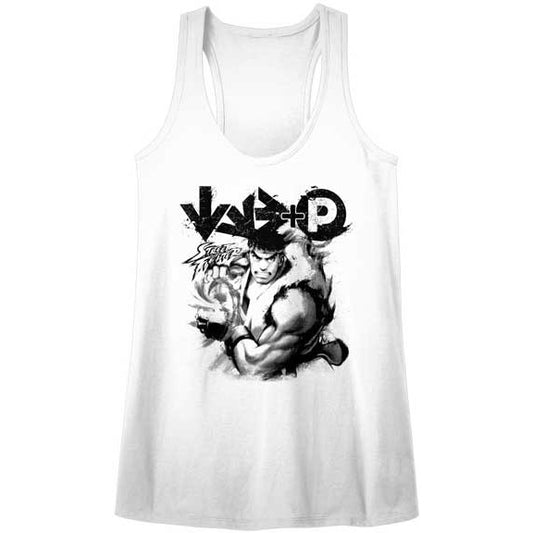 Street Fighter Hadouken Womens Tank Front