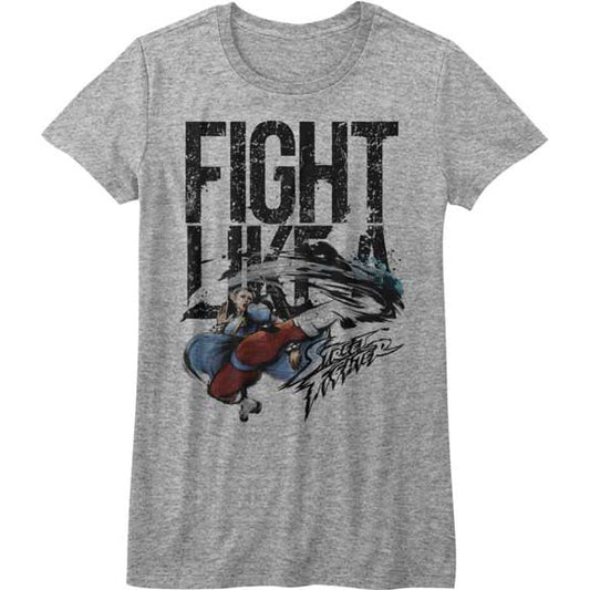 Street Fighter Fight Like A Junior Top Front