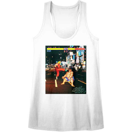 Real Street Fighter Womens Tank Front