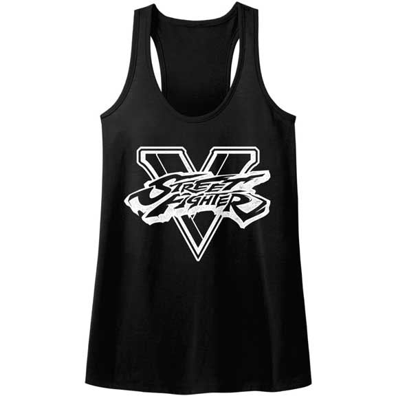 Street Fighter SFV BW Womens Tank Front