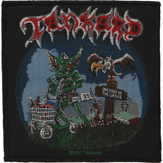 Tankard One Foot... Woven Patch Front