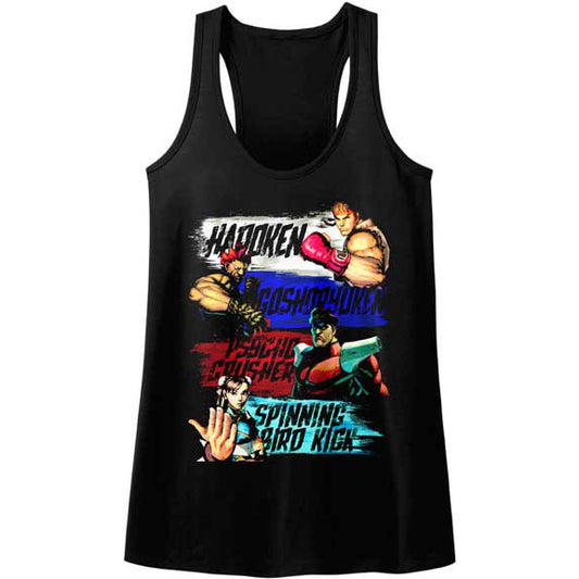 Street Fighter Show Me Your Moves Womens Tank Front