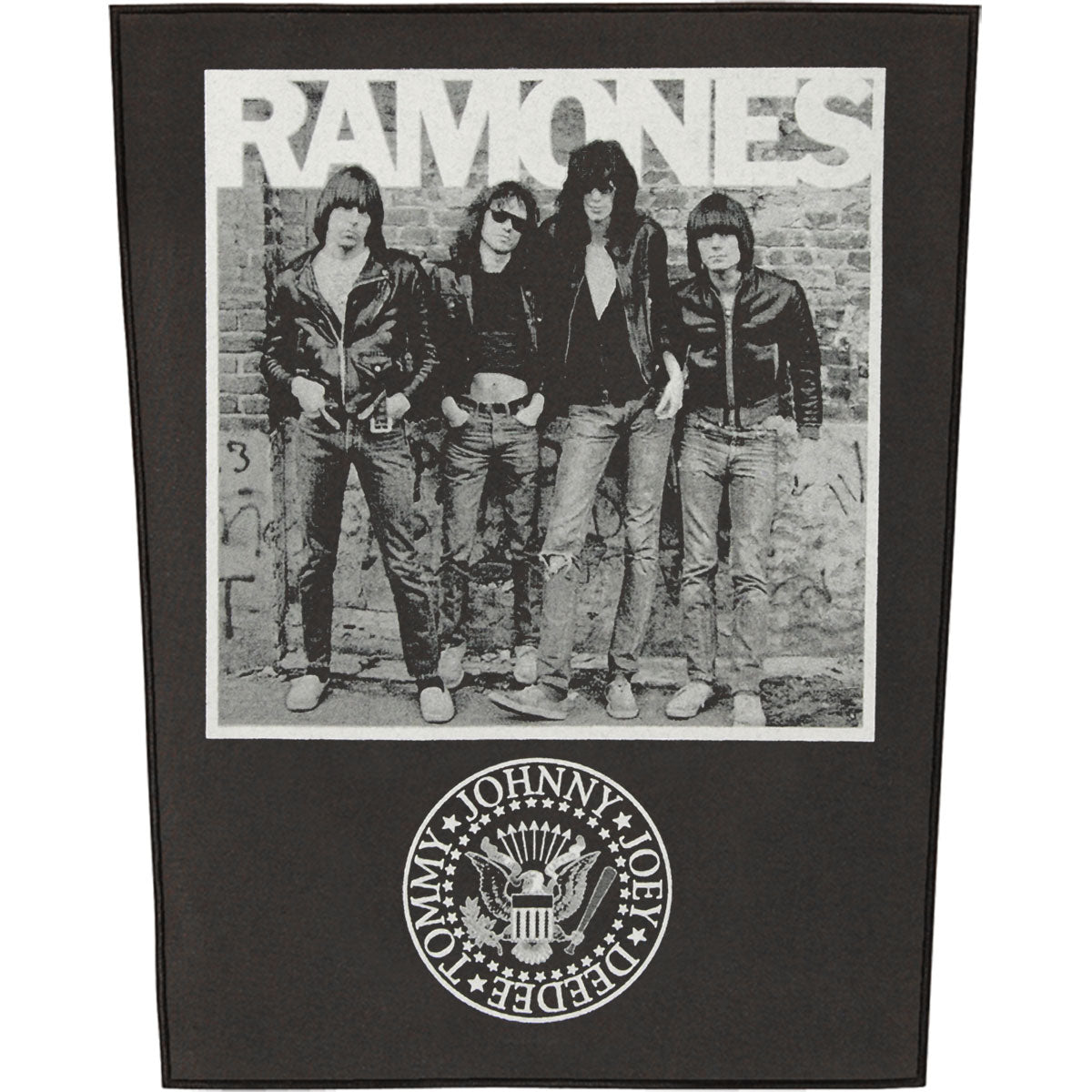 Ramones 1976 Back Patch Front