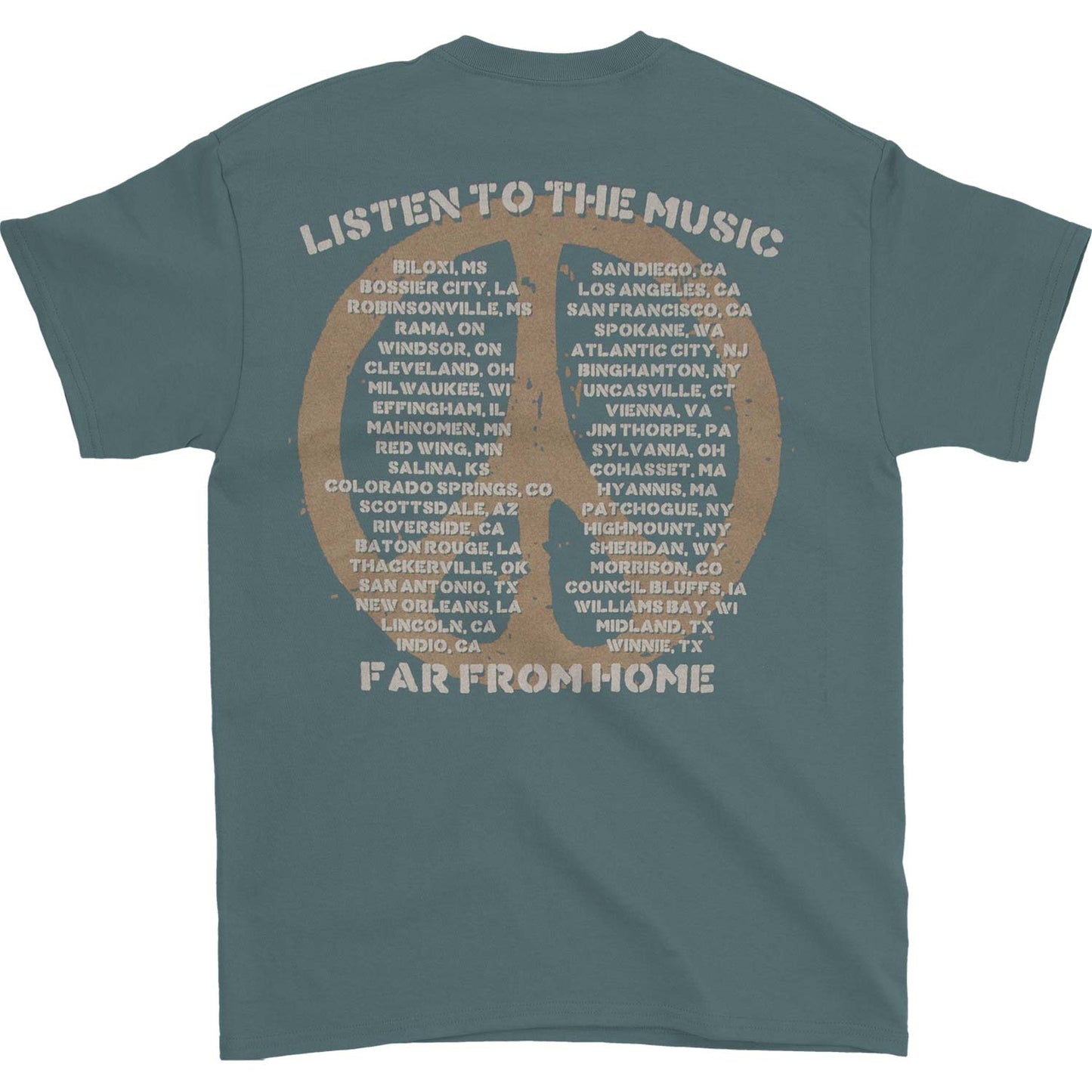 Doobie Brothers Far From Home Tour Biloxi-Winnie T-shirt