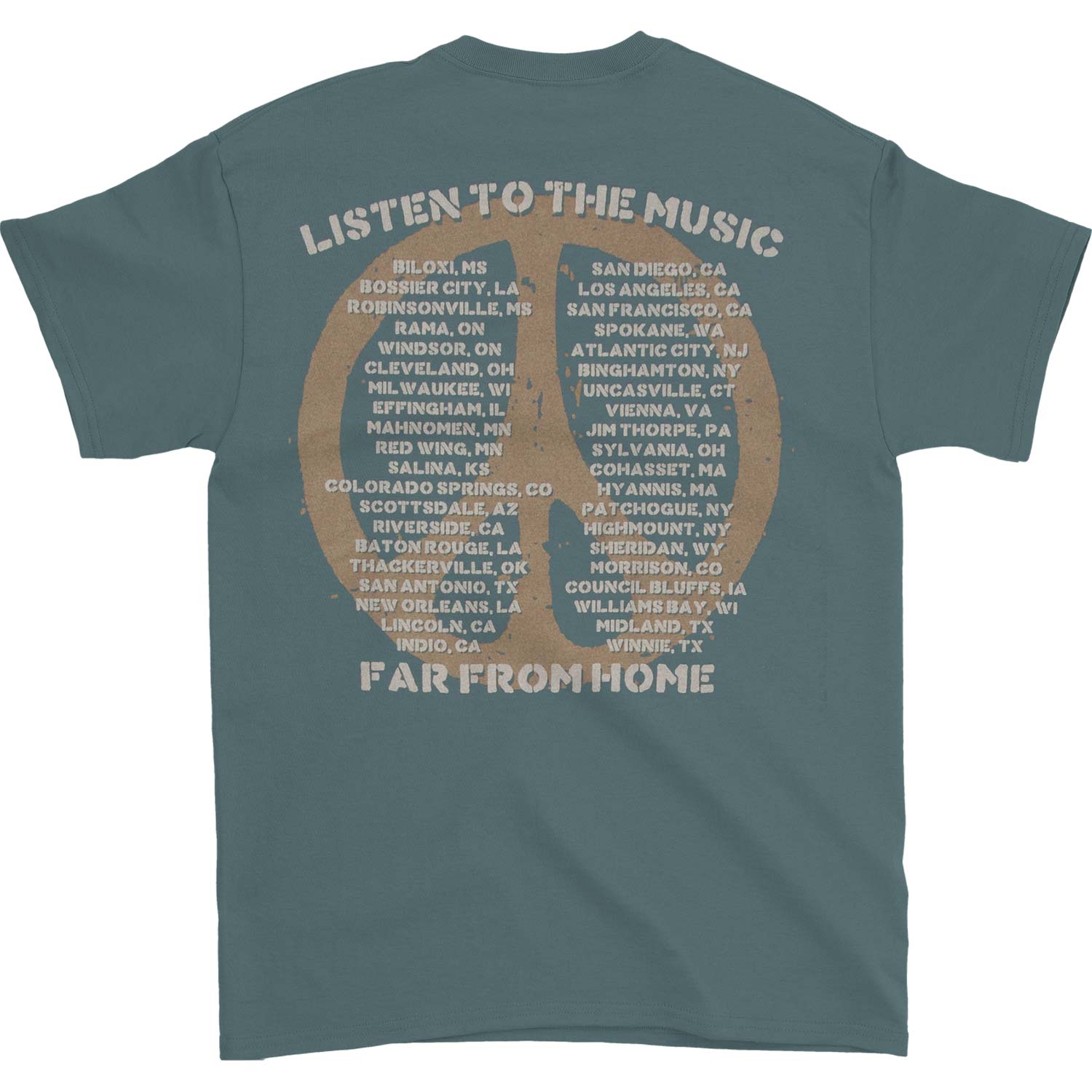Doobie Brothers Far From Home Tour Biloxi-Winnie T-shirt