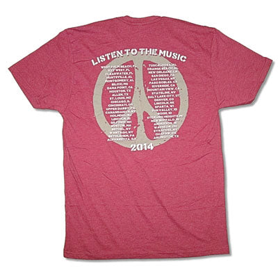 Doobie Brothers Listen To The Music 2014 Tour T-shirt
