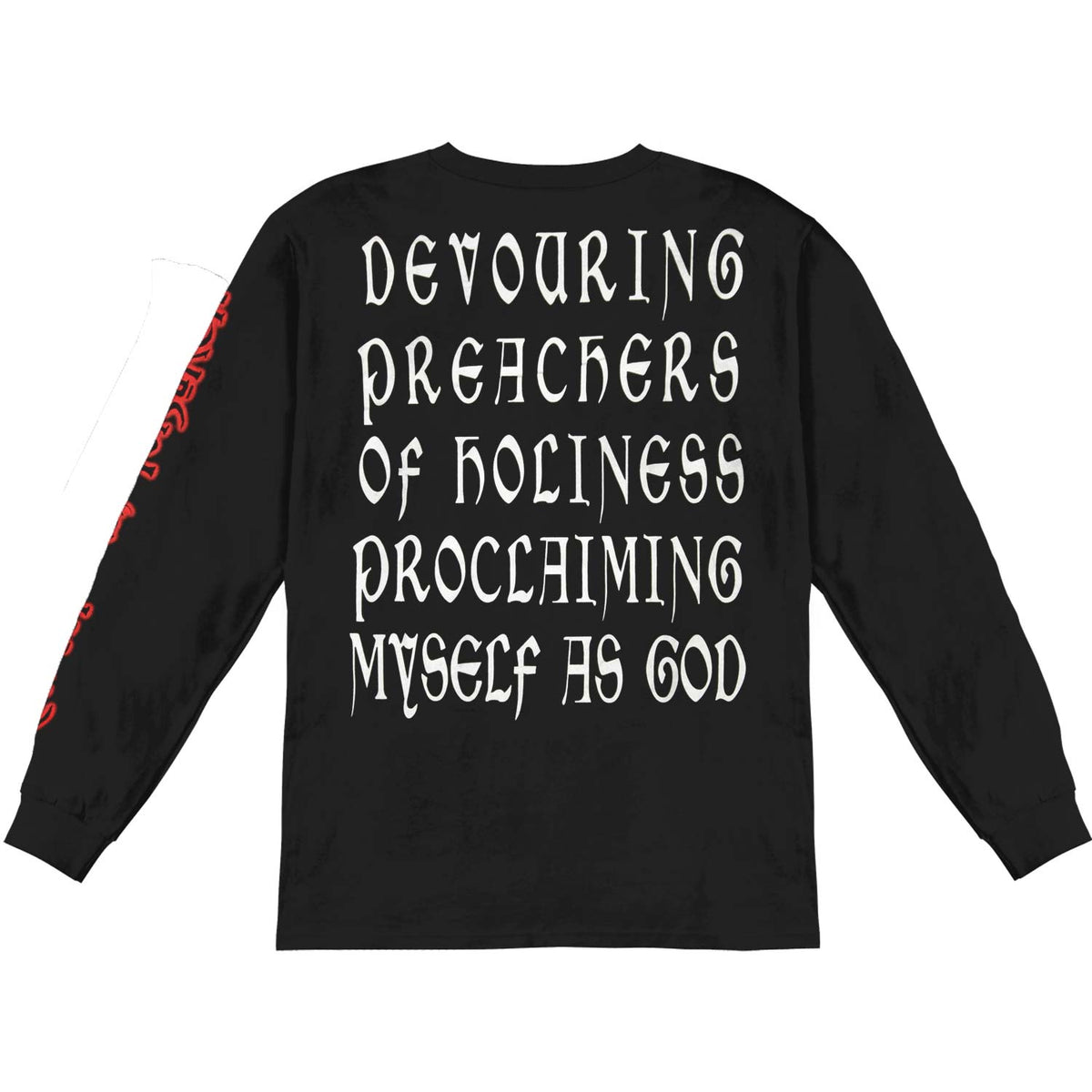 Disgorge Consume The Forsaken  Long Sleeve Back