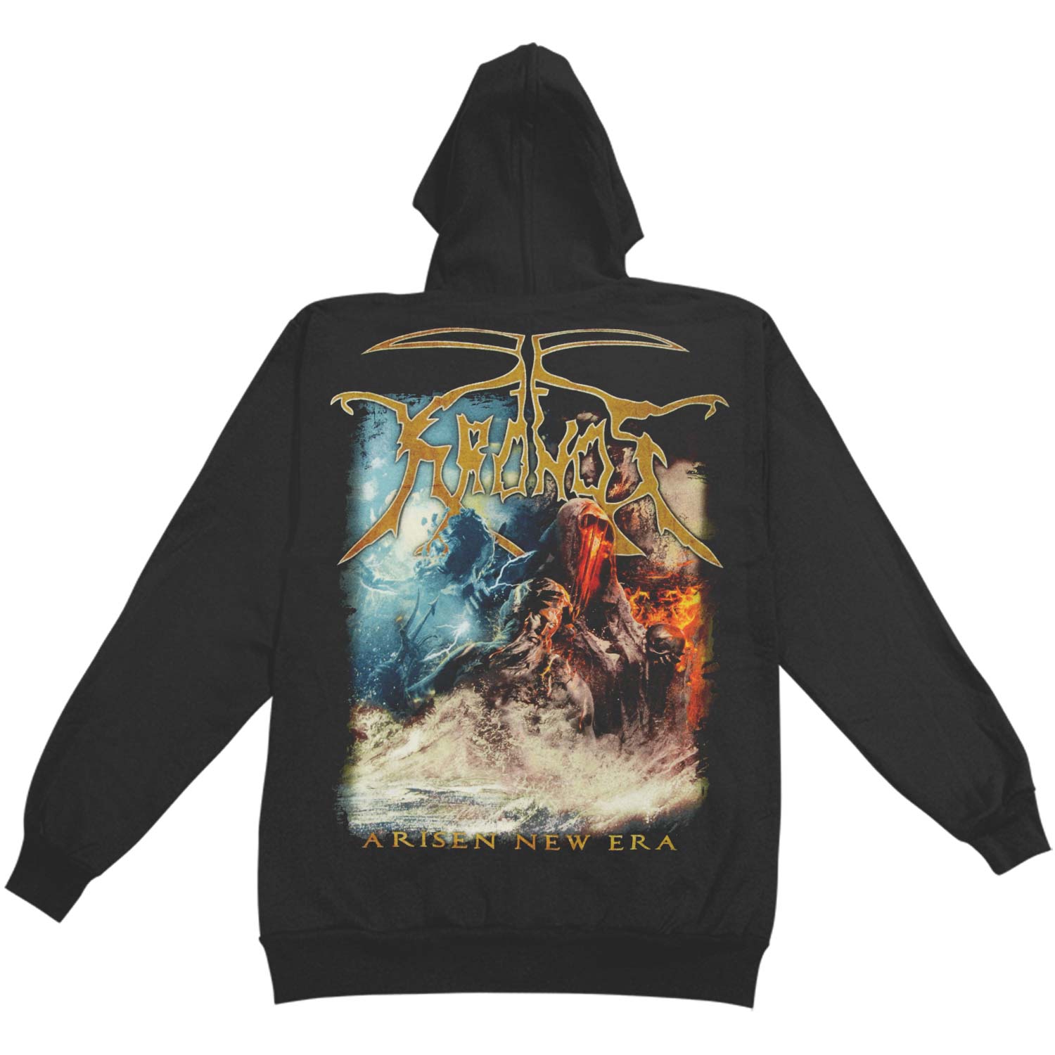 Kronos Arisen New Era Zippered Hooded Sweatshirt Back