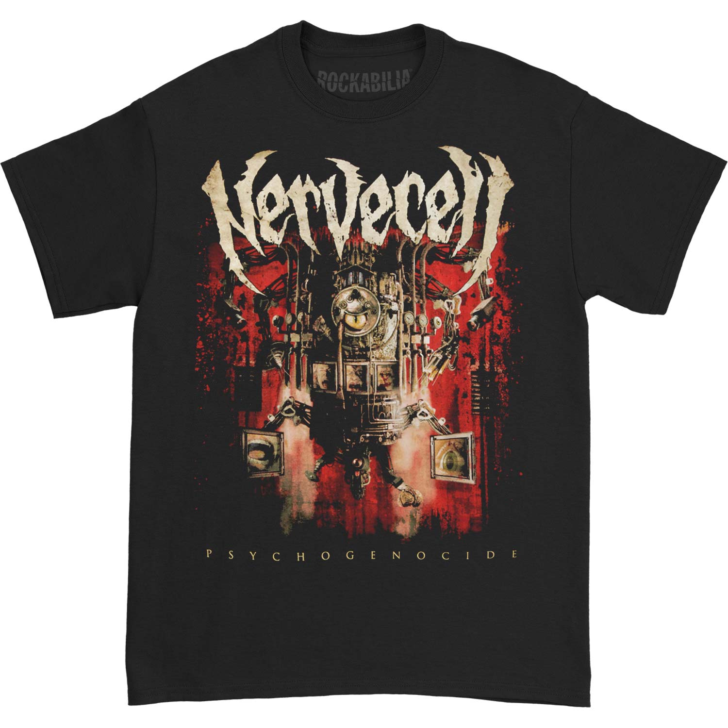 Nervecell Psychogenocide T-shirt Front