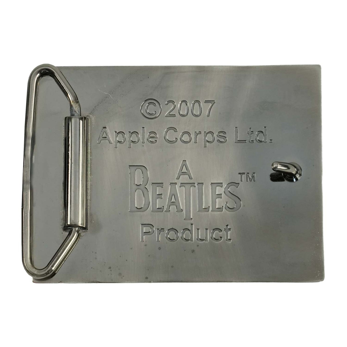Beatles Abbey Road Sign Belt Buckle Back