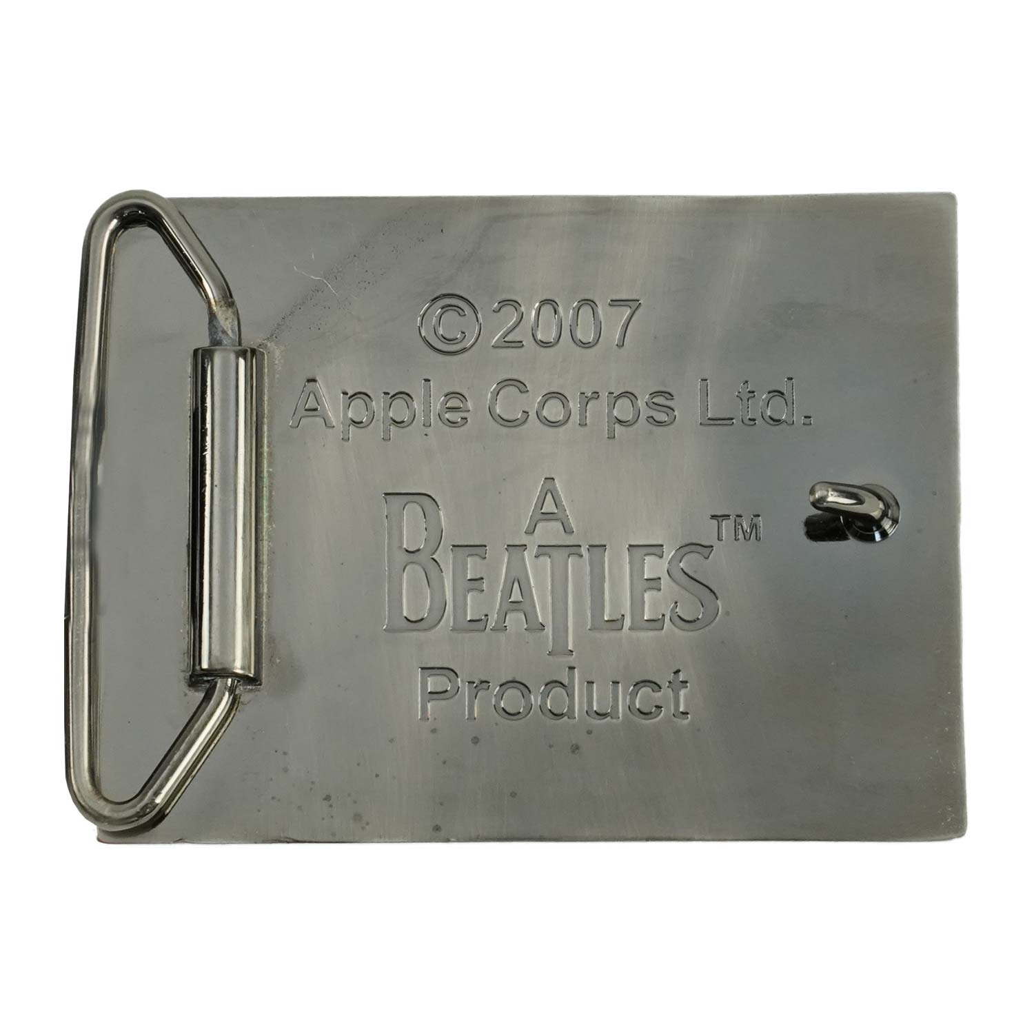 Beatles Abbey Road Sign Belt Buckle Back