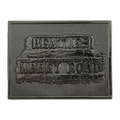 Beatles Abbey Road Sign Belt Buckle Front