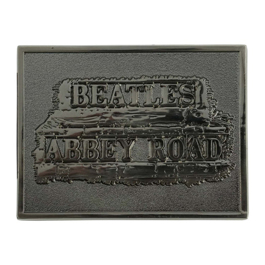 Beatles Abbey Road Sign Belt Buckle Front