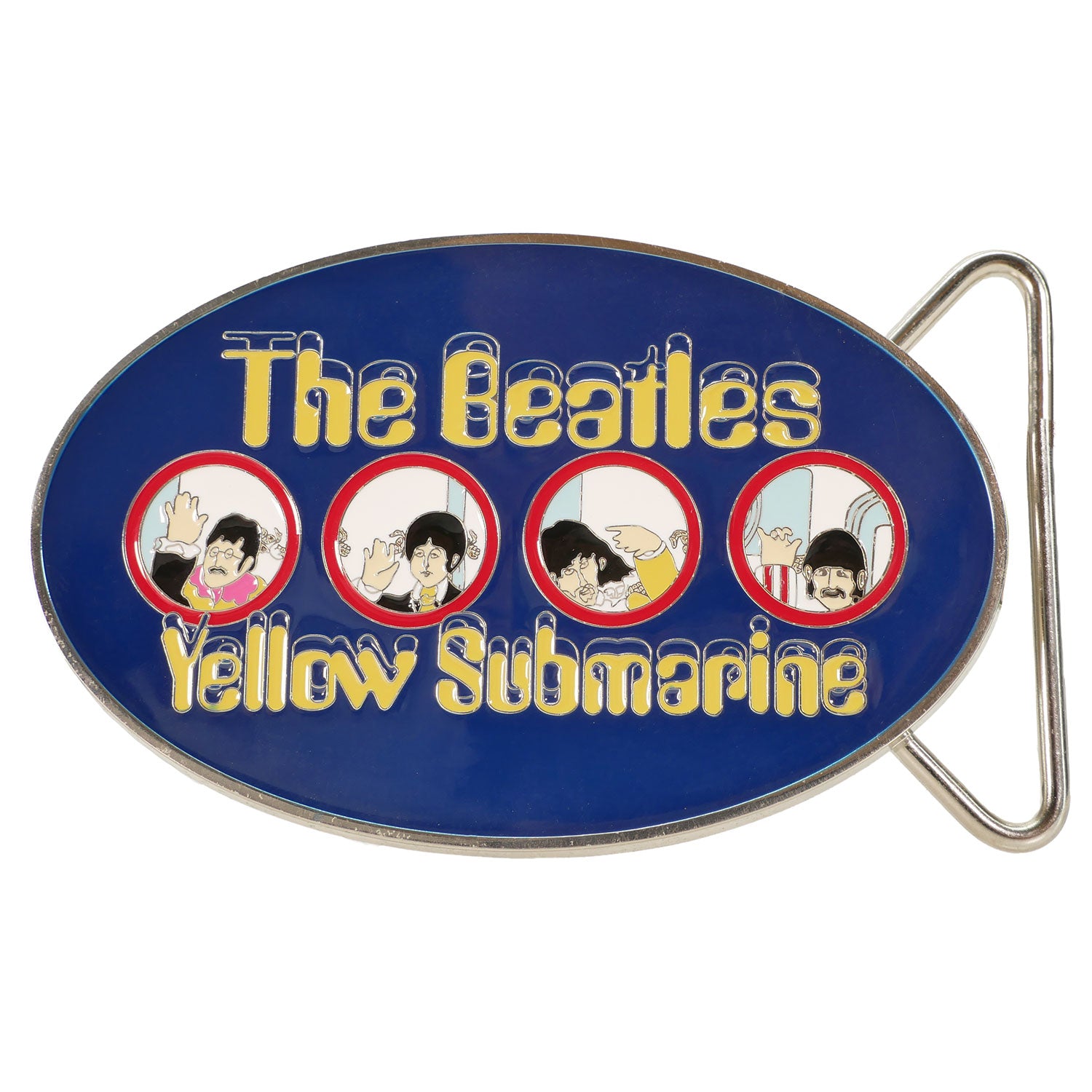 Yellow Submarine Portholes Belt Buckle