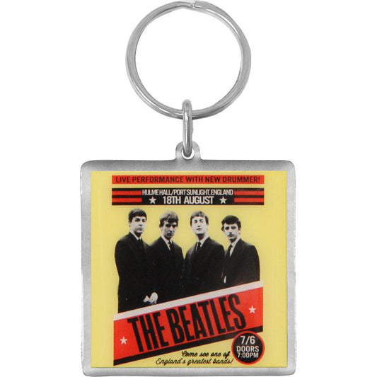 Beatles 1962 Port Sunlight Metal Key Chain Front