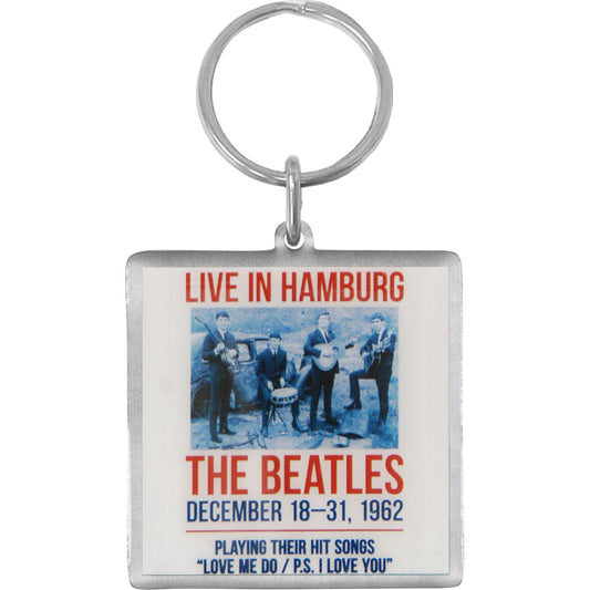 Beatles 1962 Hamburg Metal Key Chain Front