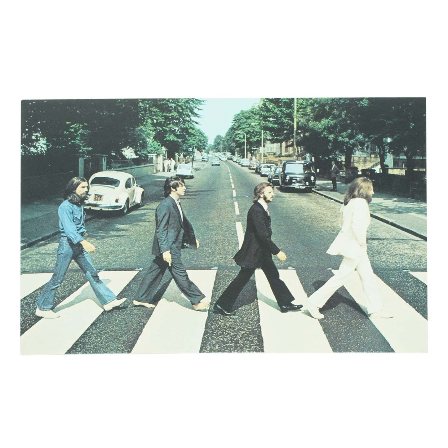 Beatles Abbey Road Crossing Post Card Front
