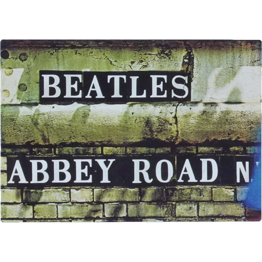 Beatles Abbey Road Sign Post Card Front