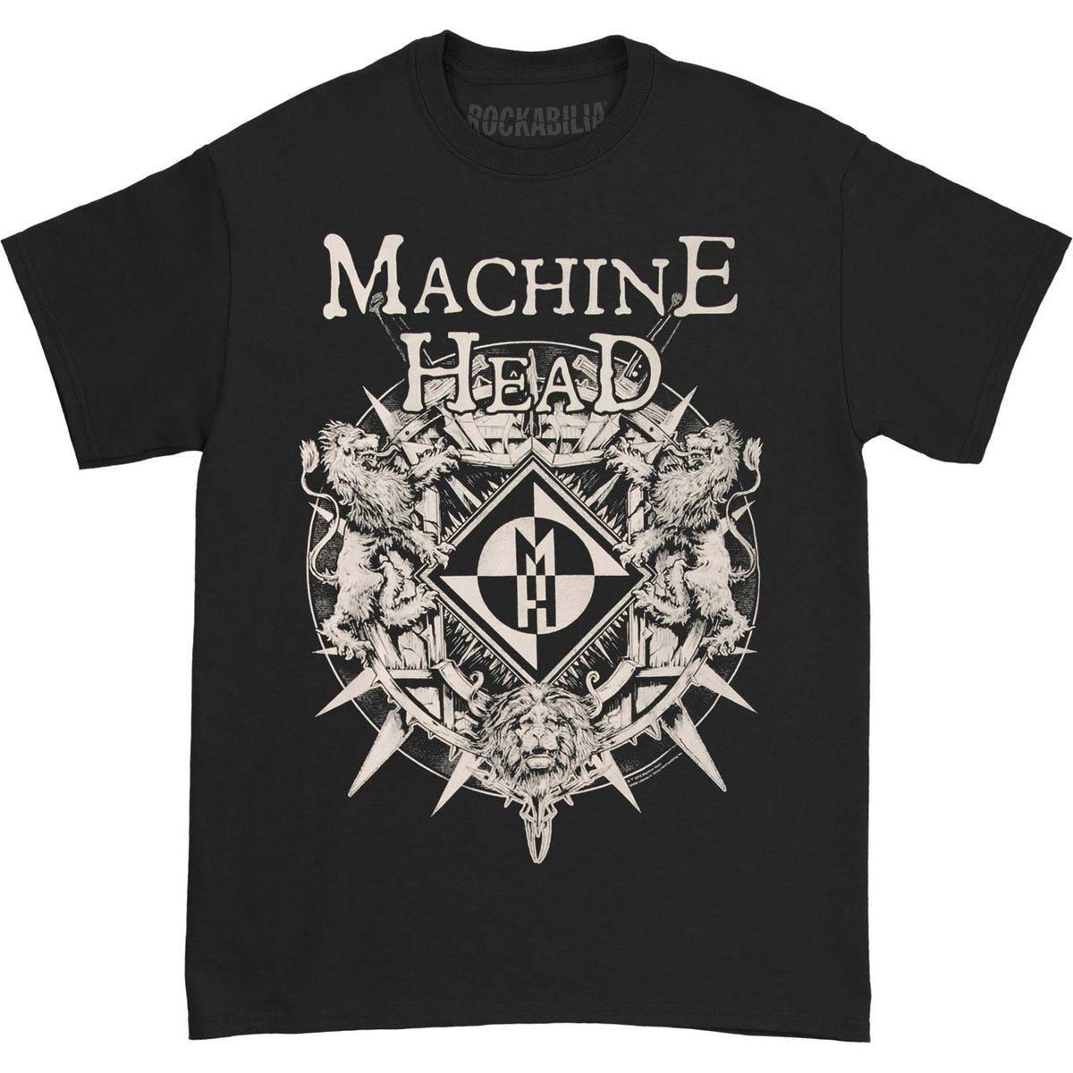 Machine Head Lion Shield T-shirt Front