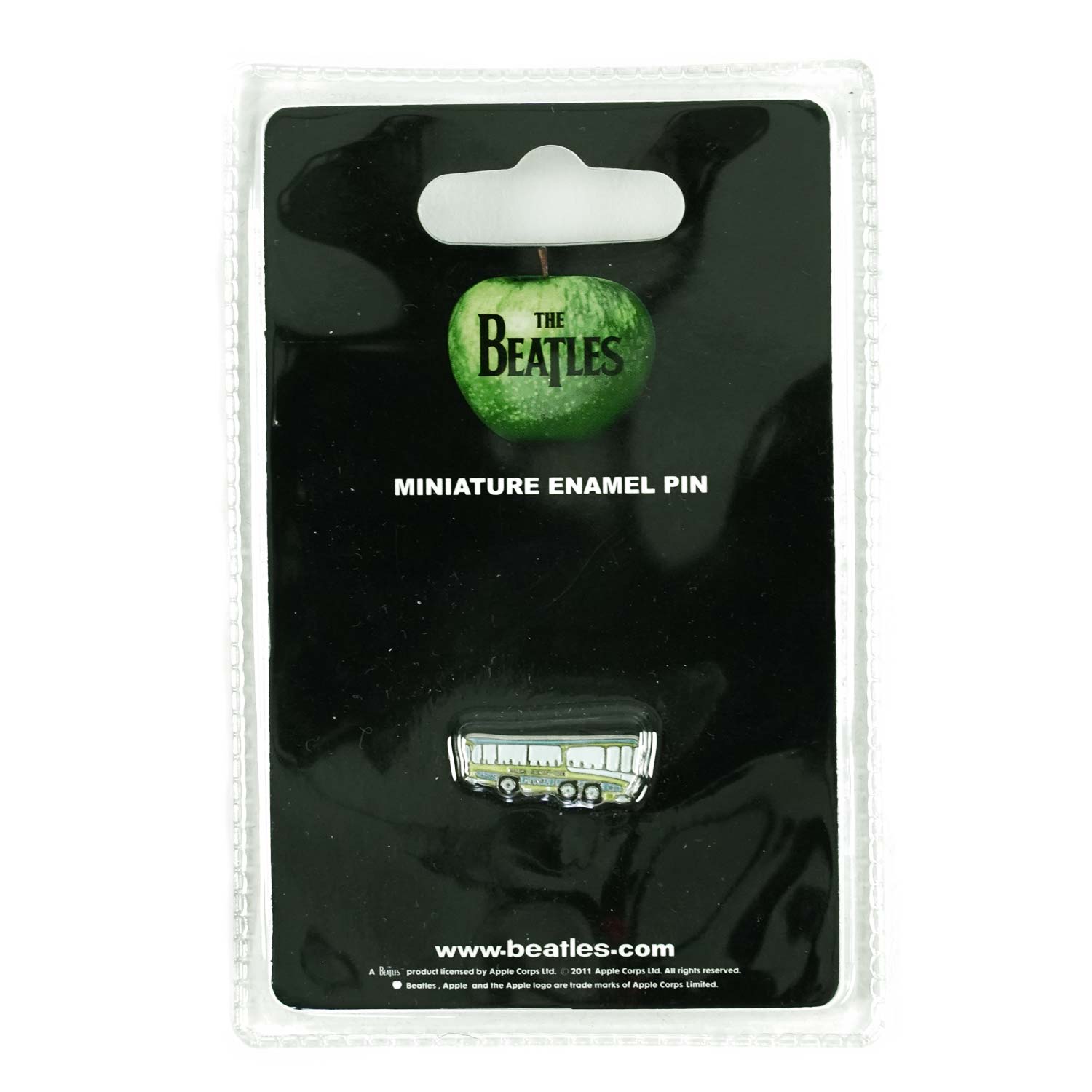 Beatles Magical Mystery Tour Bus Pewter Pin Badge