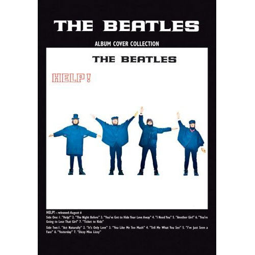 Beatles Help! Post Card Front