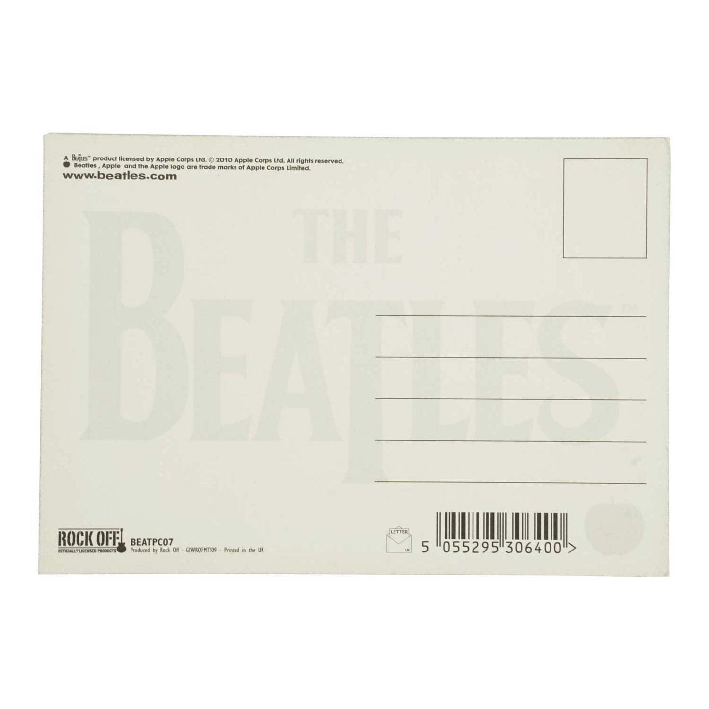 Beatles Revolver Post Card Back