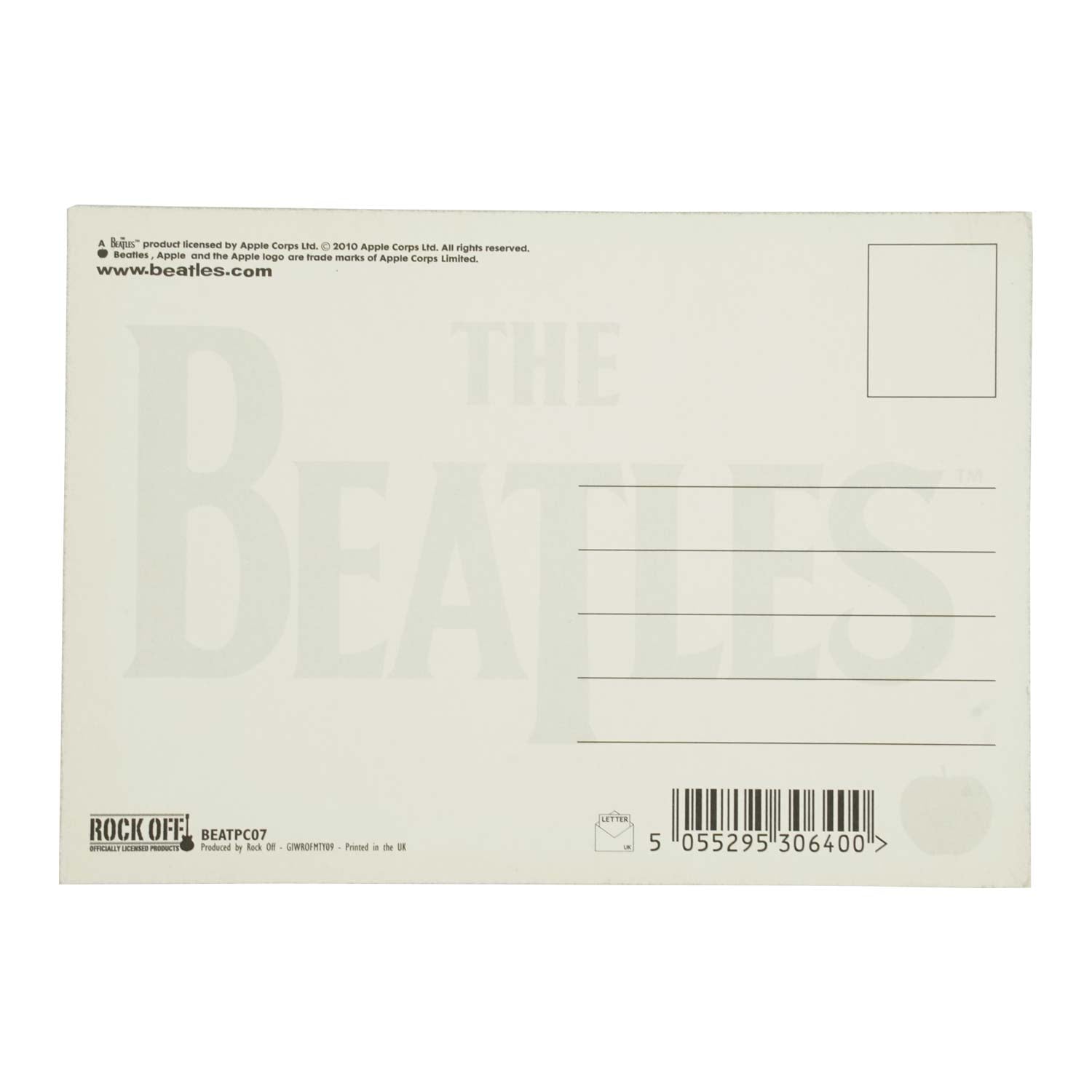 Beatles Revolver Post Card Back