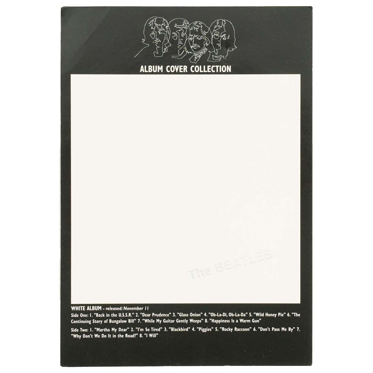 Beatles White Album Post Card Front