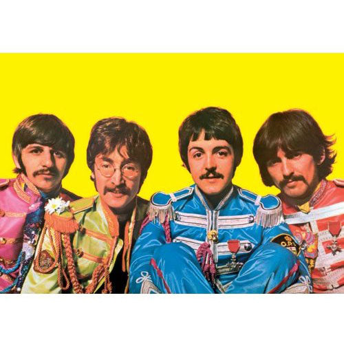 Beatles Sgt Pepper Band Post Card Front