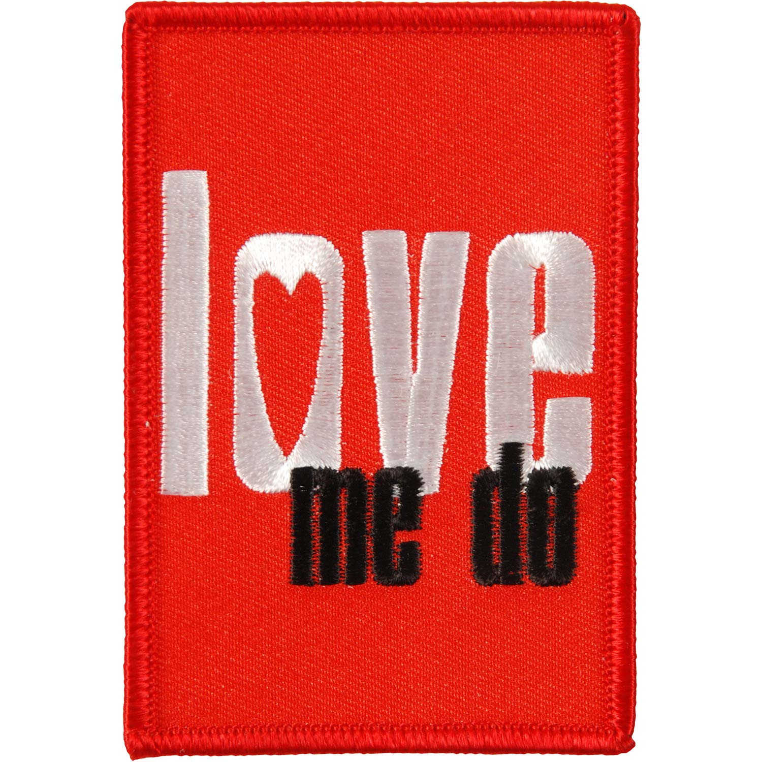 Beatles Love Me Do Woven Patch Front