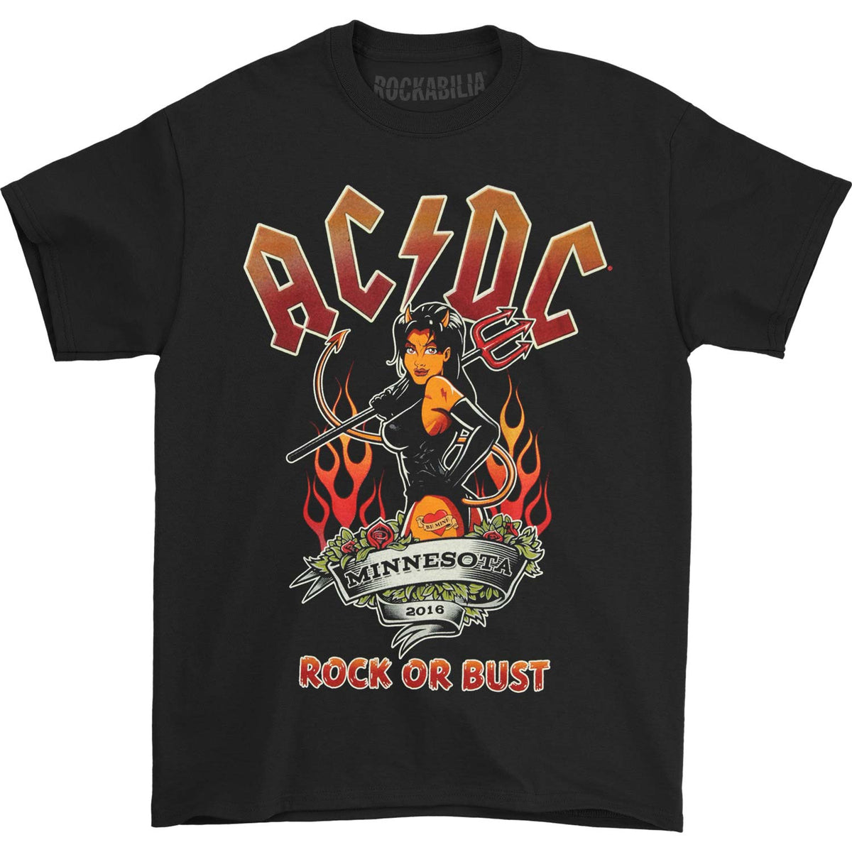 AC/DC 2016 St. Paul Event T-shirt Front