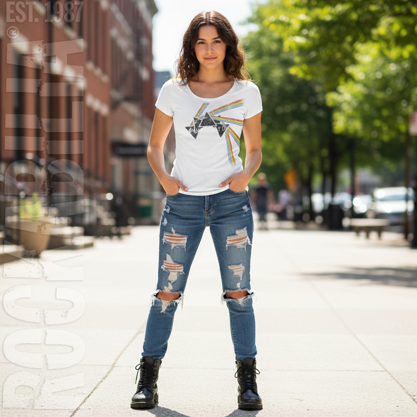 Revolving Triangles Junior Top