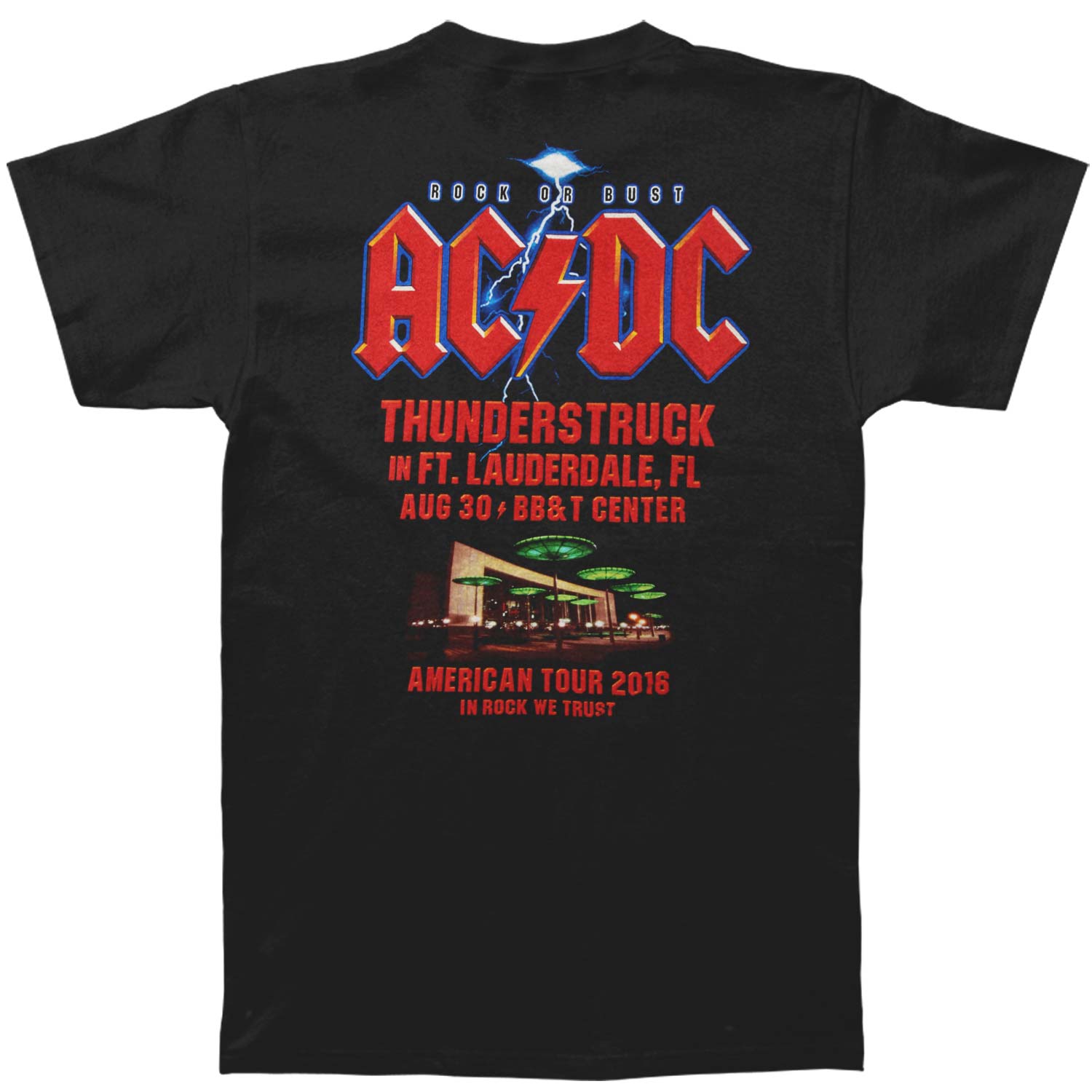 AC/DC Thunderstruck Ft. Lauderdale Event 2016 T-shirt