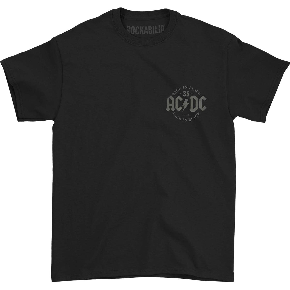 AC/DC Back In Black 35th Anniversary T-shirt Front
