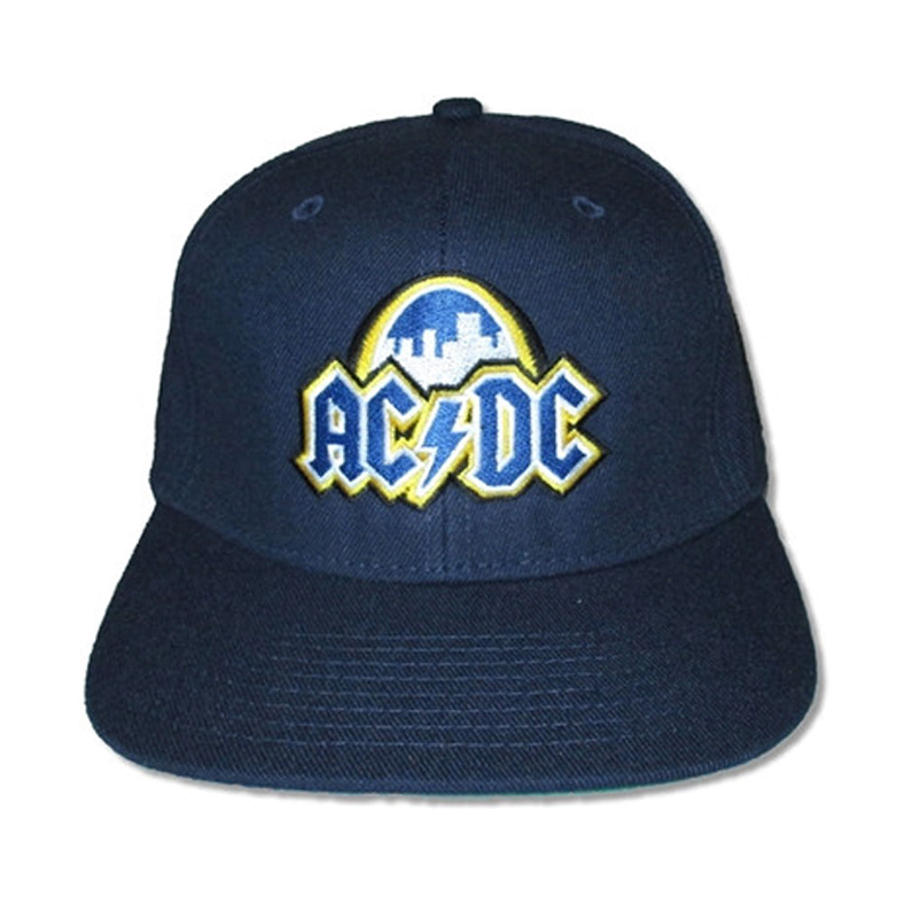 AC/DC St. Louis Event Navy Blue Snapback Cap Baseball Cap Front