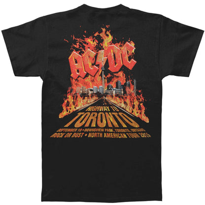 AC/DC 2015 Toronto Event T-shirt Back