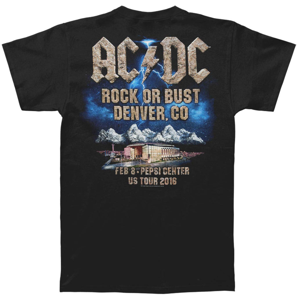 AC/DC 2016 Denver Event T-shirt 384605 | Rockabilia Merch Store