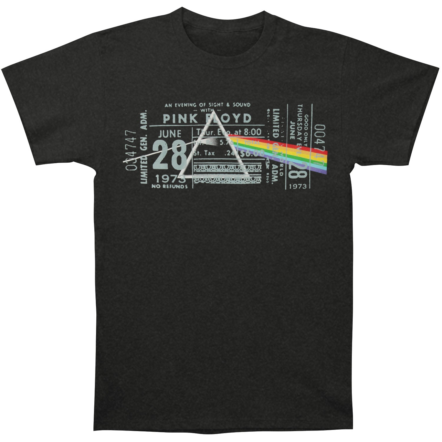 Pink Floyd June 28, 1973 T-shirt