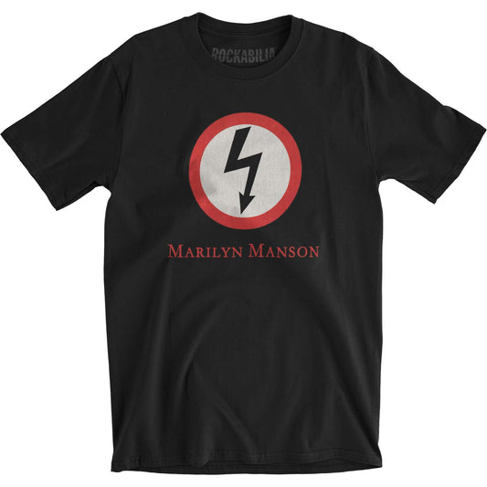 Marilyn Manson Classic Bolt Slim Fit T-shirt Front