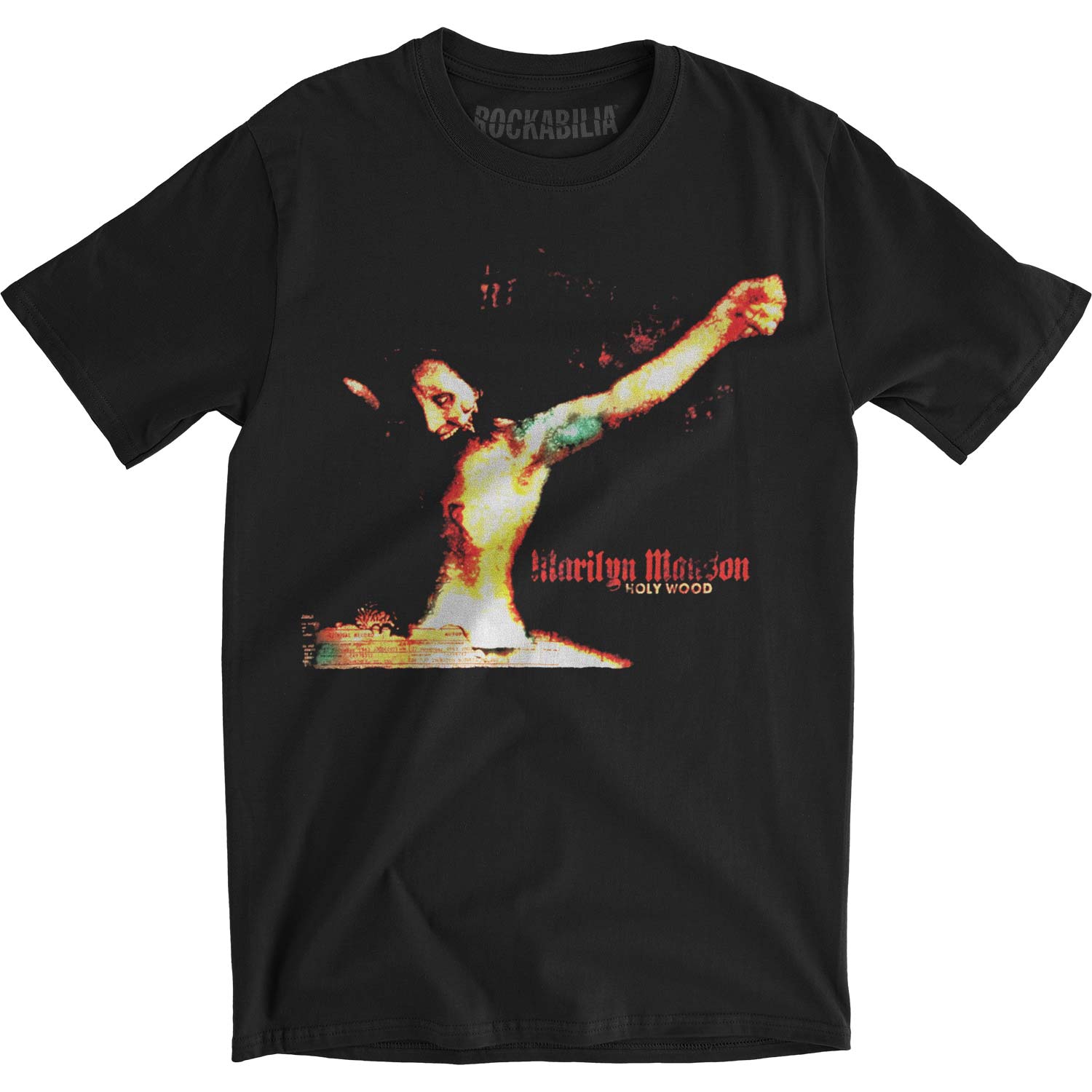 Official Marilyn Manson Holywood Slim Fit T-shirt | Rockabilia