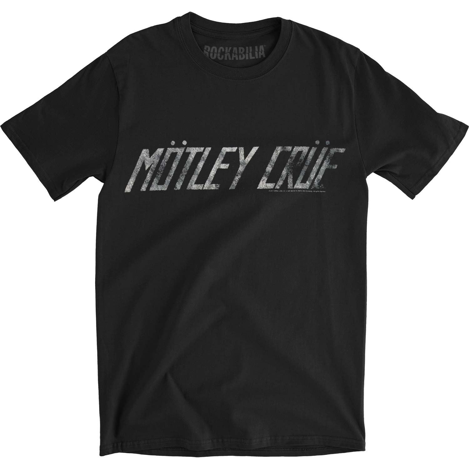Motley Crue Monochromatic Logo Slim Fit T-shirt Front