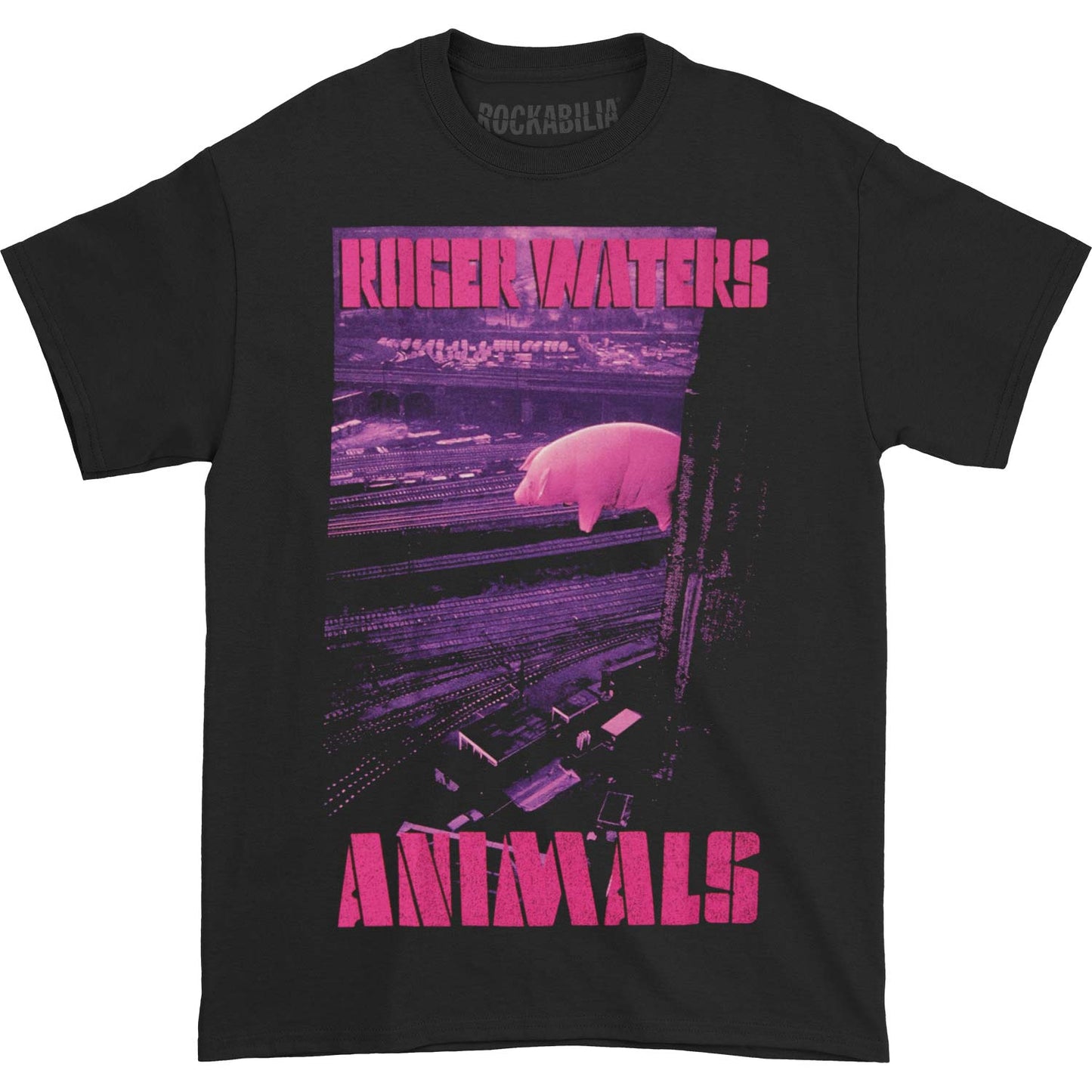 Roger Waters Animals With Logo T-shirt Front