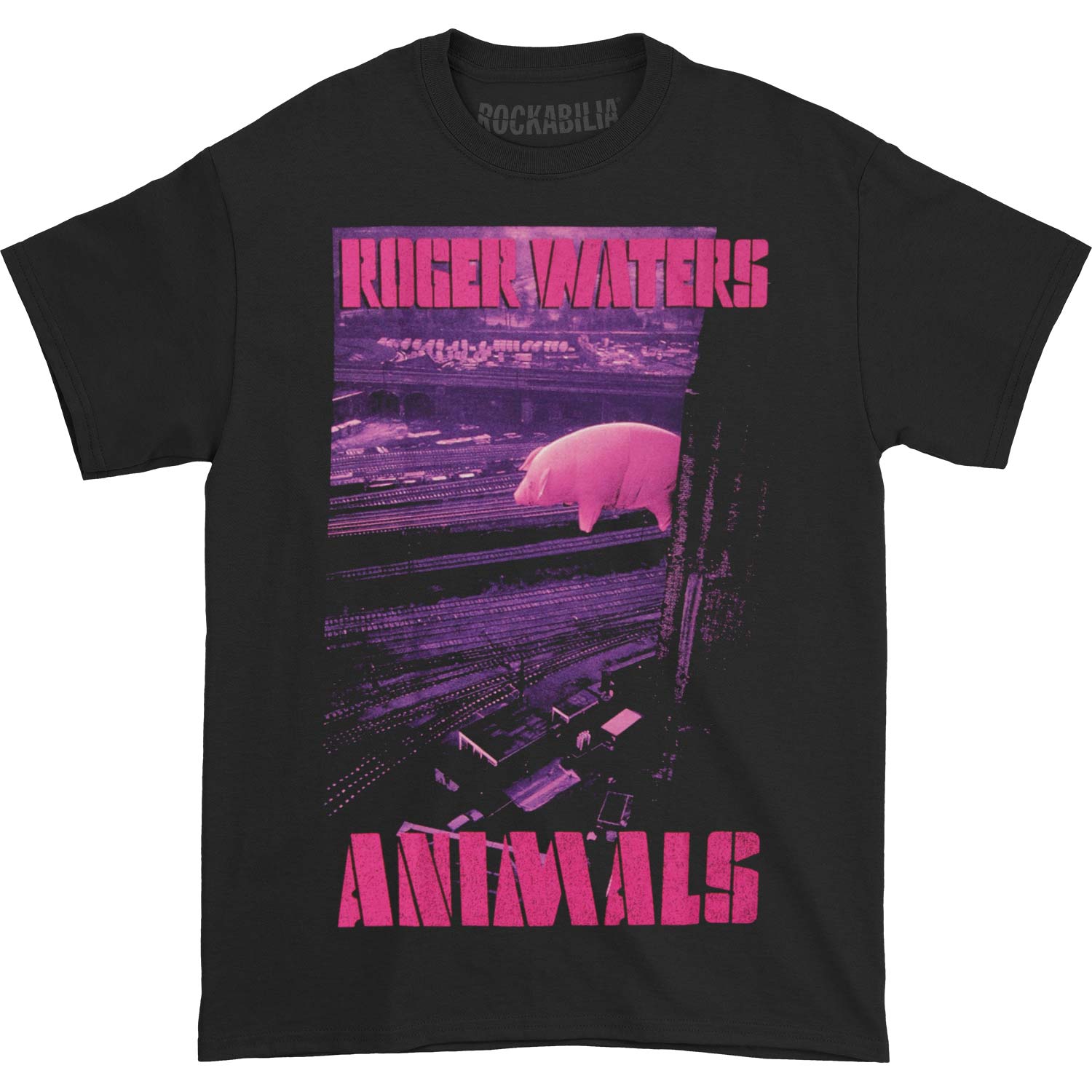 Roger Waters Animals With Logo T-shirt Front