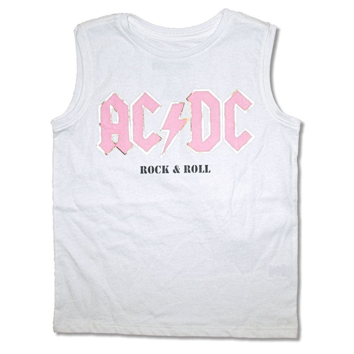 AC/DC Rock & Roll Mens Tank Front