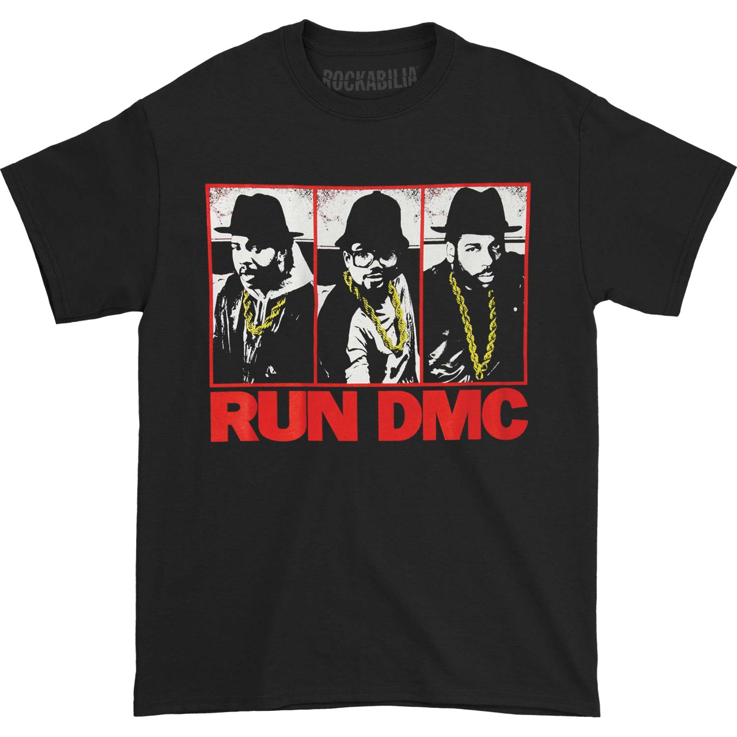 Run DMC Three Chains T-shirt Front