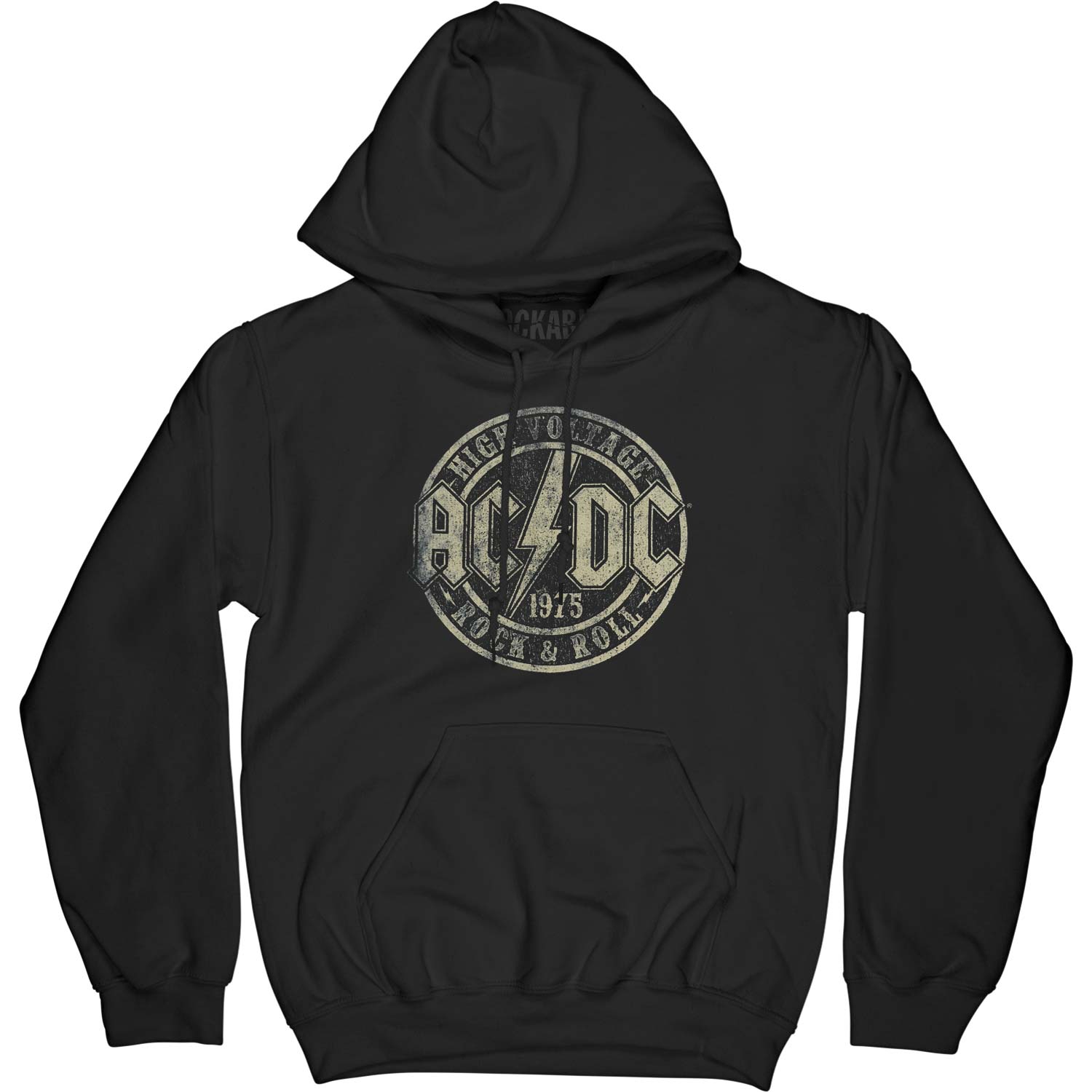 AC/DC High Voltage Circle Seal Hooded Sweatshirt Front
