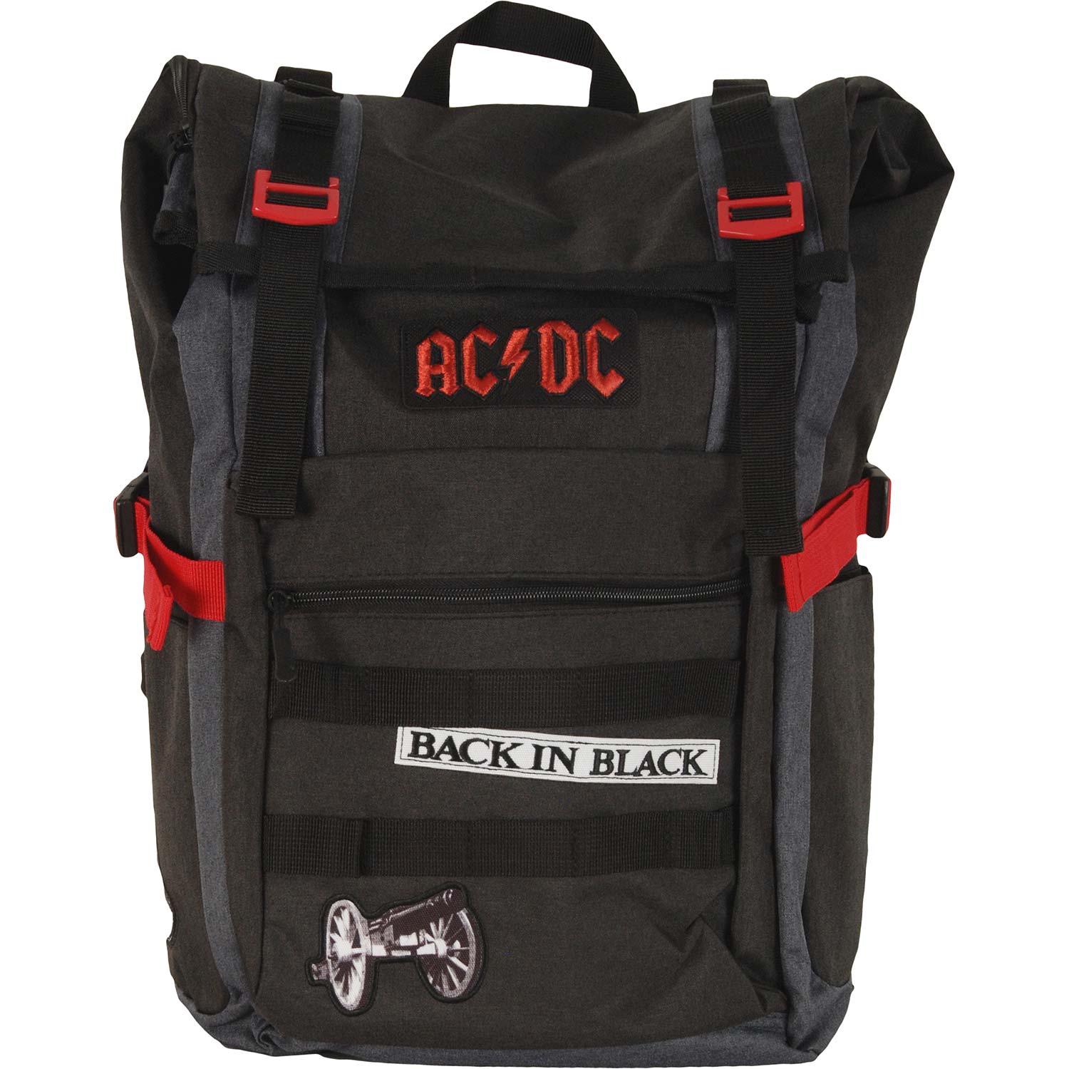 AC/DC Roll-Top Backpack With Front Storage Pocket Backpack | AC/DC ...