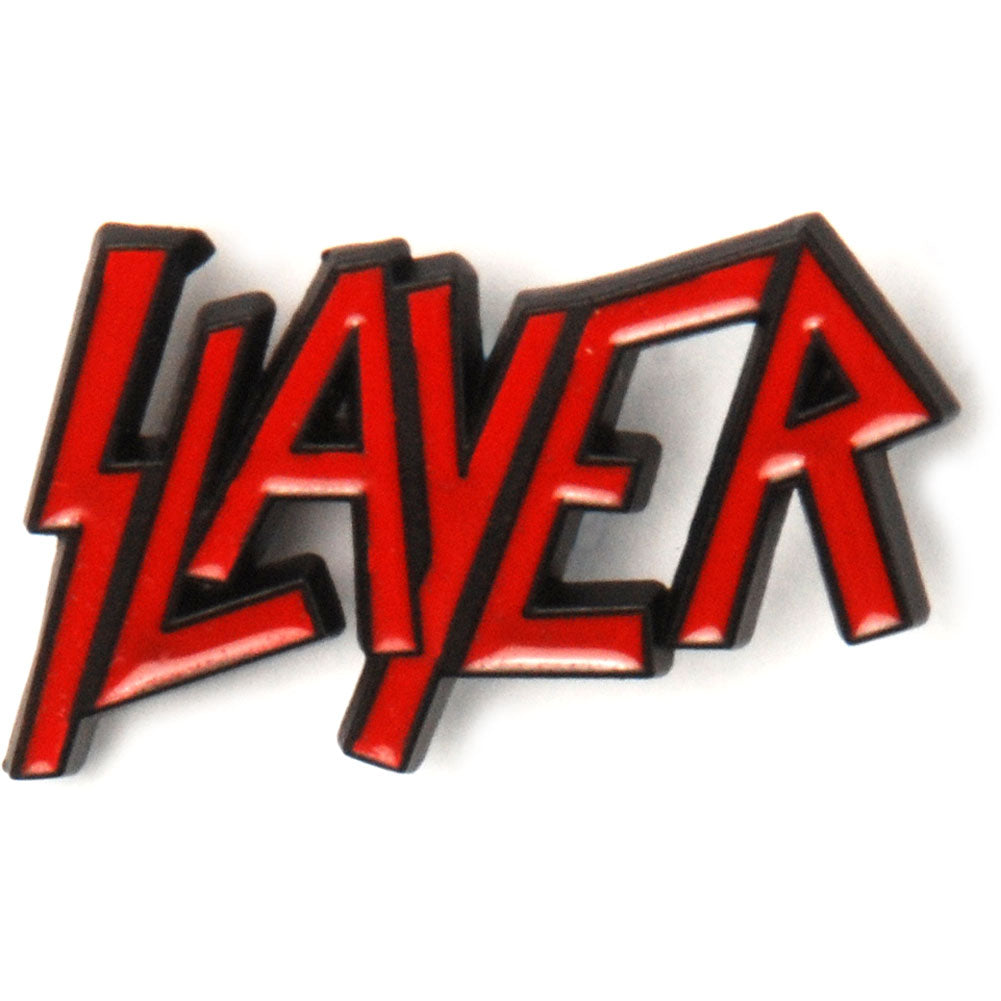 Slayer Pewter Pin Badge Front