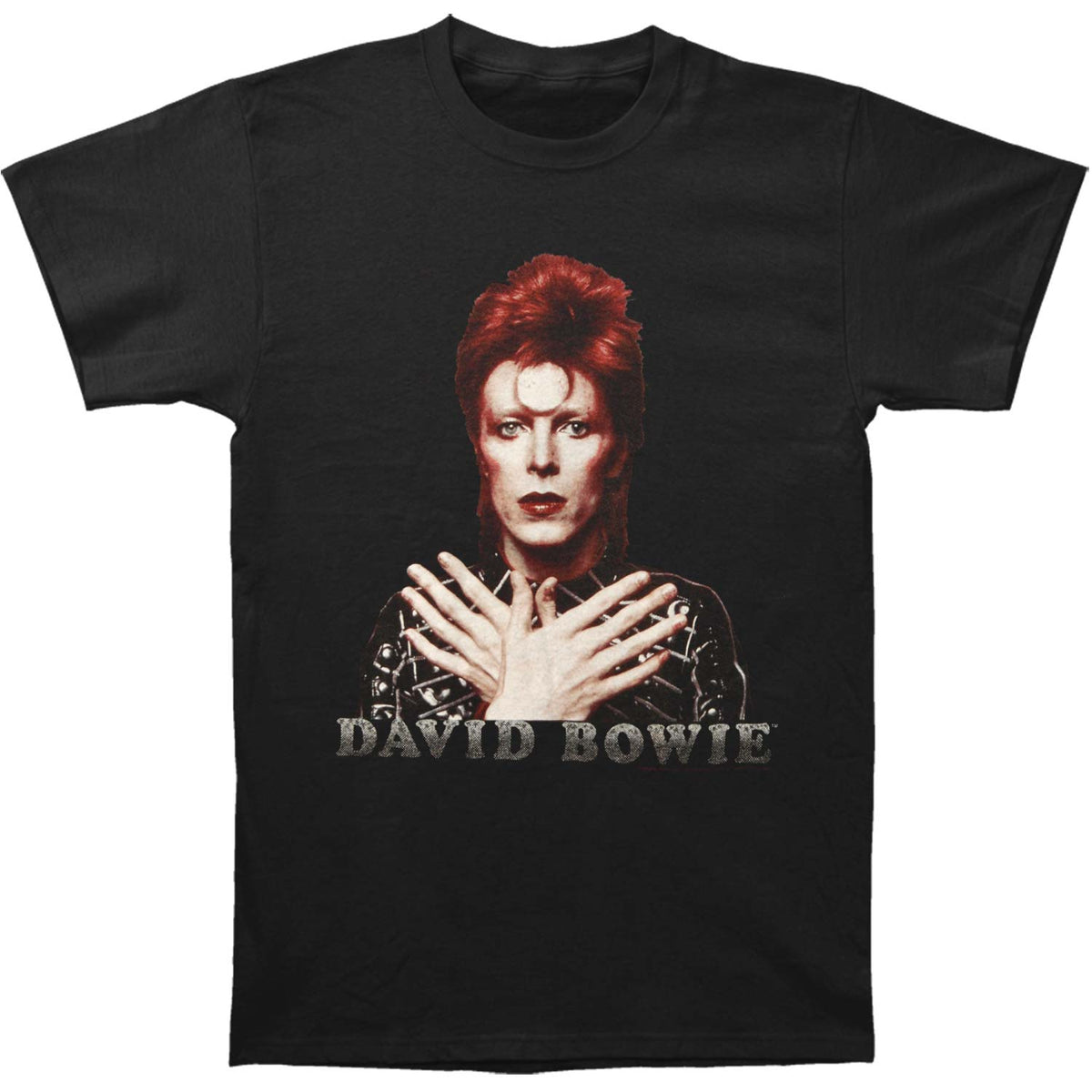 David Bowie Ziggy 1973 Slim Fit T-shirt Front