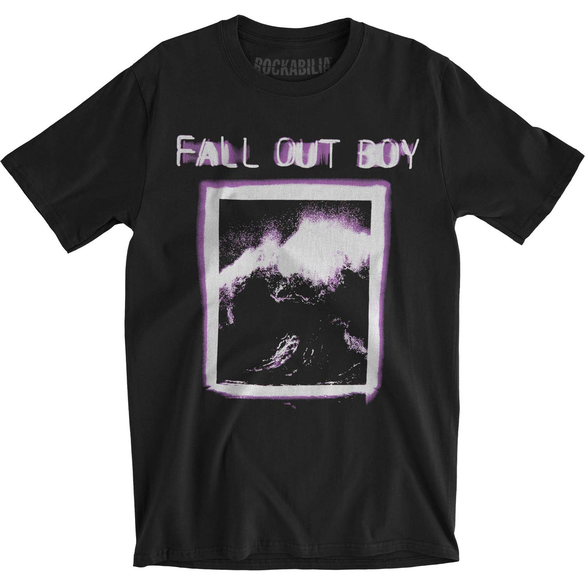 Fall Out Boy Neon Wave Window Slim Fit T-shirt Front